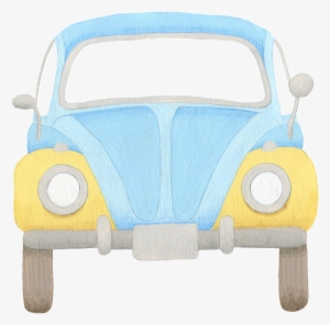 Este Gráficos É Hand Painted Watercolor Simple Car - Car #668838