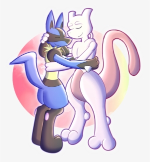 Cat Cartoon Mammal Fictional Character Purple Vertebrate - Mewtwo Lucario #668945