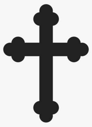 Budded Cross - Cross For First Communion Clip Art #669438