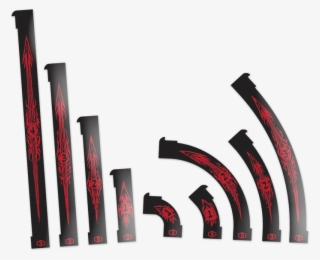 A Set Of Menacing Maneuver Templates, Etched Blood #6600679 A Set Of Menacing Maneuver Templates, Etched Blood #6600679