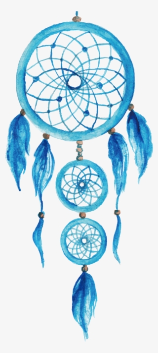 Watercolor Vector Hand Painted Illustration Dreamcatcher #6607332