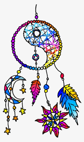 Drawing Rainbow Dreamcatcher #6607883