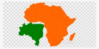 Brazil Africa Map Clipart Africa Afro-eurasia Map #6610474