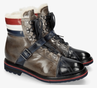 Ankle Boots Amelie 64 Navy Grigio Venice Ruby White #6610744