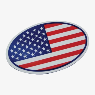 Usa Flag Magnetic Oval #6612485