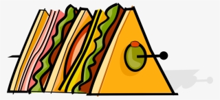 Vector Illustration Of Hors D'oeuvres Canapé Starter #6616093