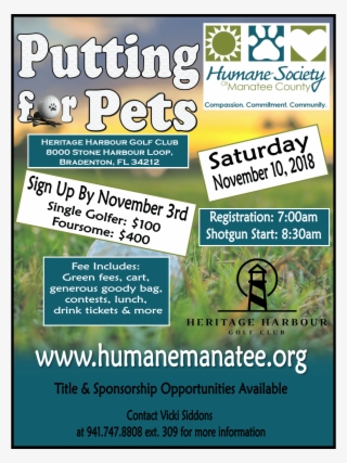 Unleash Your Golf Game And Support The Local Humane #6616608