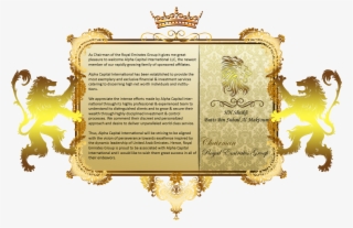 Chairman-royal Emirates Group Message #6619442
