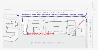 Interior Sidewalk Next To Brauer, Whitaker Halls To #6620706