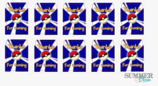 Collection Of Free Printable Pokemon Thank You Tags #6621944