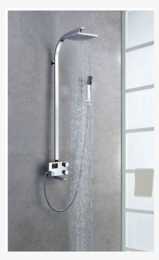 Rain Fall Chrome Plated Digital Brass Body Rain Shower #6623289