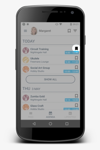 Kin Agenda Phone Bookmark #6625825