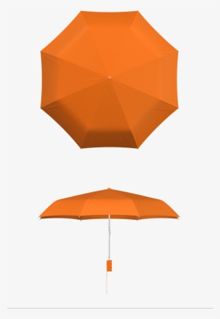 Compact Frame Orange Umbrella #6625886