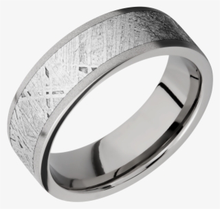 Titanium 7mm Band 7f15 Meteorite #6626401