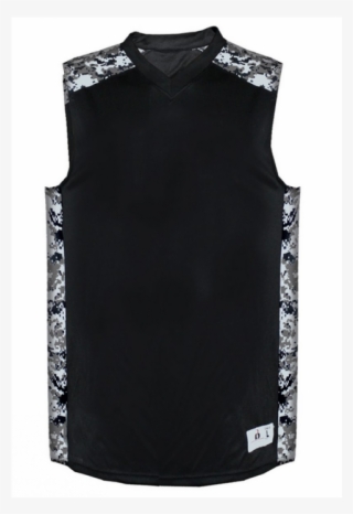 Black White Badger B-attack Basketball Tank #6628152