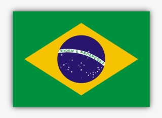 Brazil Flag Bumper Sticker #6629023