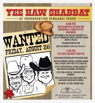 Schaarai Zedek Yee Haw Shabbat Service #6631038