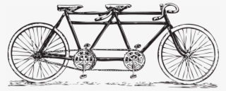 Free Png Download Vintage Tandem Bicycle Png Images #6637014