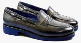 Loafers Kelly 8 Crust Grey Blue Finish Wl Blue #6644126