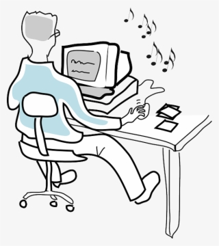 Listening To Music At Work #6645671