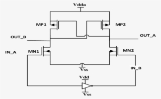 The Circuit Diagram Of The Level Shifter Circuit #6646646