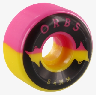 Orbs Specters 54mm 99a Pink/yellow W/black Wheels Set #6647682