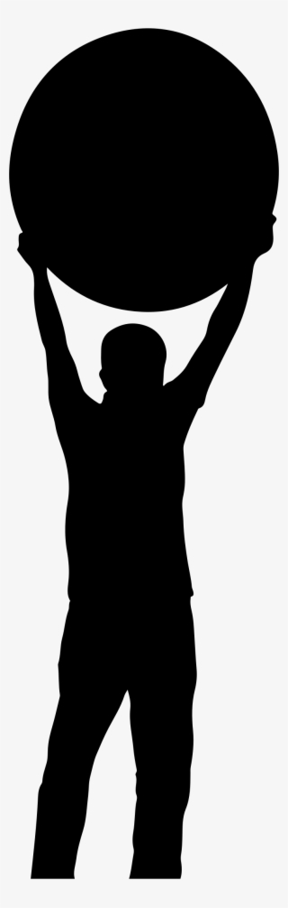 This Free Icons Png Design Of Man Holding Up Orb #6647689