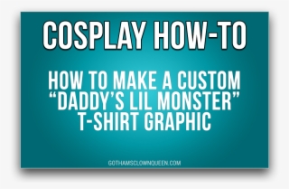 Daddy's Lil Monster T-shirt Graphic Tutorial Free Printable #6649300