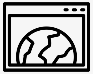 World Browser Outline Symbol In A Circle Comments #6649672