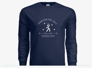Here For The 1 In 5 Tee-shirt,traditional Ccgc Logo #6649792