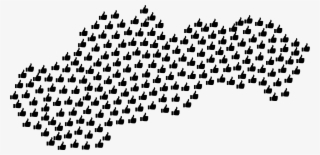 This Free Icons Png Design Of Thumbs Up Slovakia Map #6650731