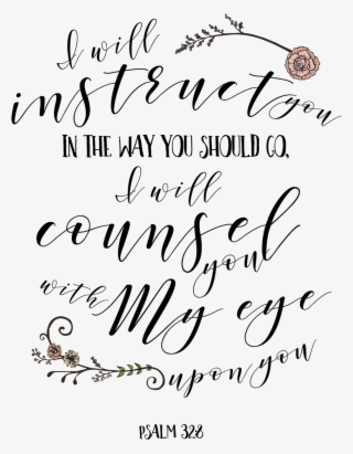 Scripture Art Printable Psalm #6653412