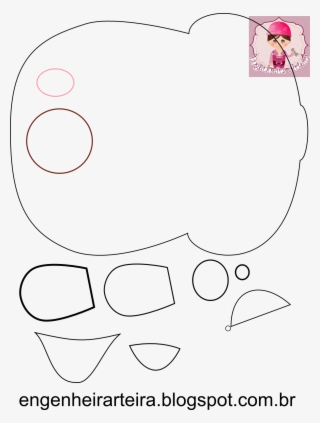 Molde Grátis Patati Patata Pano Feltro #6655479