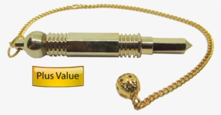 Pencil Brass Brass Pendulum With Free Dowsing Charts #6663132
