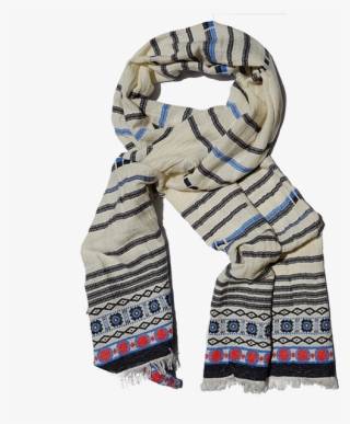 Scarf Cotton Handloom White Drape 600px #6664374