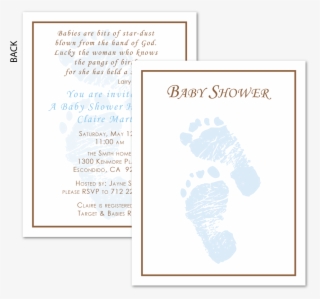 Tiny Feet Baby Shower Invitation #6665179
