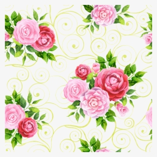 Wedding Scene Romantic Floral Background #6665376
