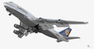 1 Boeing 747 400er Lufthansa Rigged Royalty Free 3d #6666705