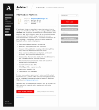 Intermediate Architect #6666843