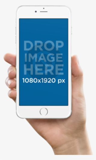 Mockup Of A Hand Holding Iphone 6 Plus A10768 #6670042