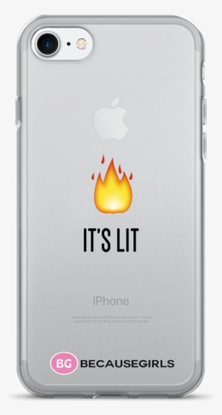 It's Lit Clear Iphone Case #6672223