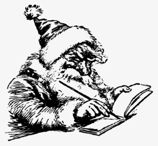 This Free Icons Png Design Of Santa Writing #6673105