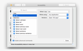 Dication Commands Preference Pane #6673469