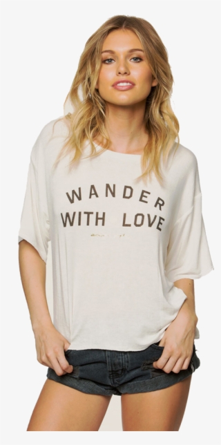 Spiritual Gangster Women's Wander With Love Top Stardust #6674276