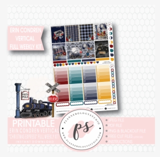 Christmas Express Full Weekly Kit Printable Planner #6675556