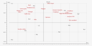 Principal Component Analysis Of Instant Tom Yum Soup #6677930