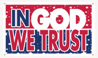 In God We Trust Star Banner #6679684