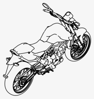 Motorcycle-lineart #6681760