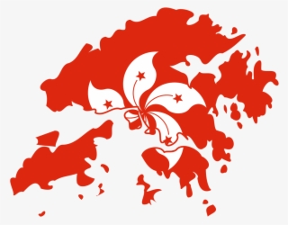 Hong Kong Flag-map #6683692 Hong Kong Flag-map #6683692