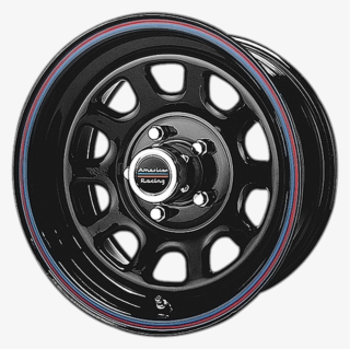 American Racing 767 Gloss Black Steel With Red And #6685341